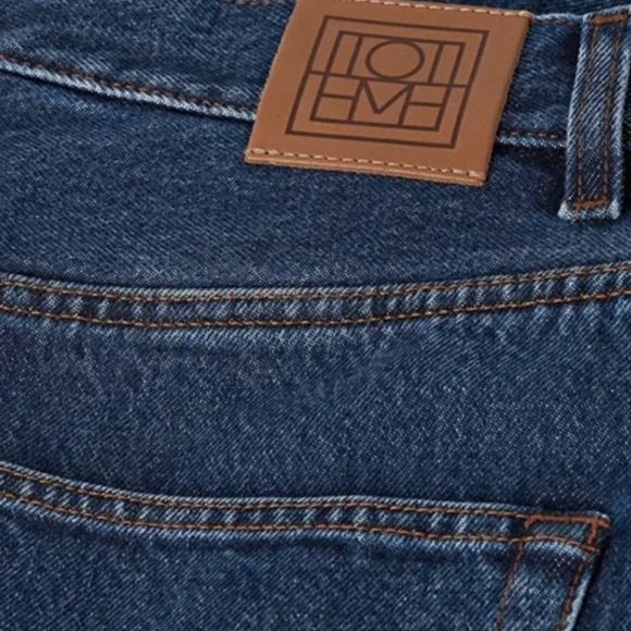 NWT Toteme Twisted Seam Denim - Dark Blue Jeans - Picture 5 of 8